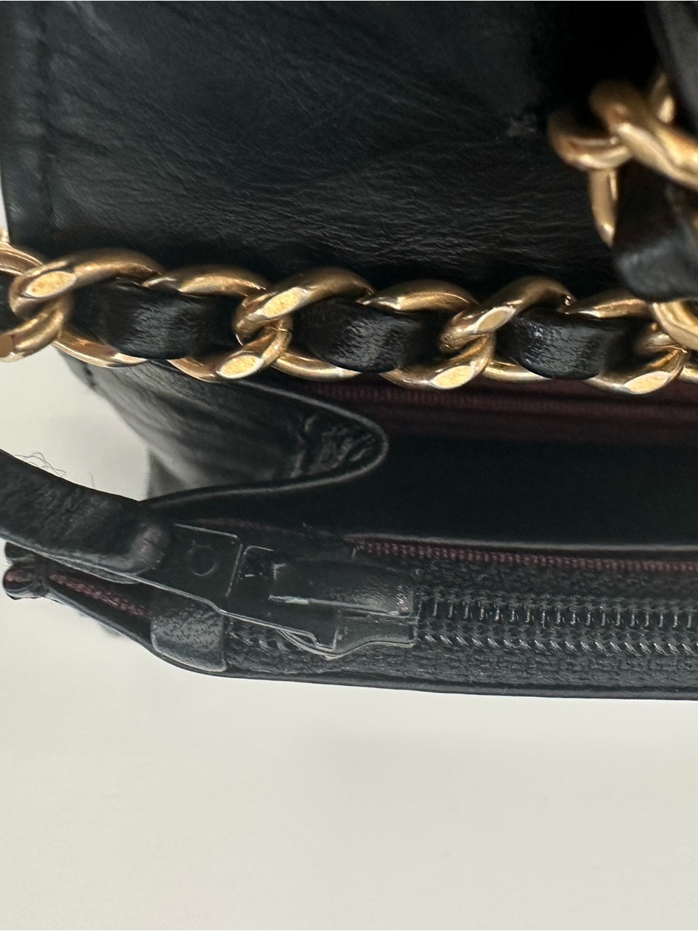 CHANEL Vintage Wallet On A Chain WOC in Black - Picture 11 of 16